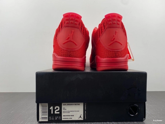Cheap Retro AQ3559-600 4 Flyknit Red Jordan 0713